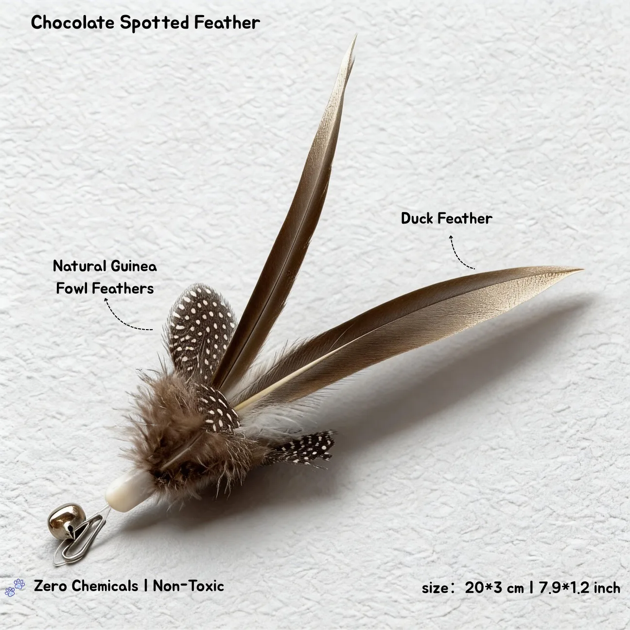 Chocolate Spotted Feather