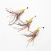 Cocoon Octopus Cat Wand Replacement with natural silkworm cocoon heads, bells, and flowing feather tails for indoor cat play