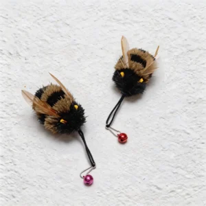 Deer Fur Buzzy Bee Cat Wand Replacement