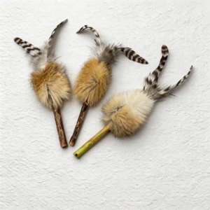 Natural Fur & Feather Silvervine Cat Kick Chew Stick