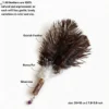 Ostrich Cloud Feather Wild Feather and Silvervine Cat Wand Replacement with fluffy natural ostrich feather, bunny fur, and silvervine for indoor cats.