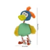 ToucanTuff Tug & Chew Plush Rope Dog Toy size chart showing a 50 cm by 25 cm plush toucan toy for medium and large dogs.