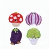 VeggiePup Garden Snuffle Foraging Mat 4-pack with Red Shroom, Purple Onion, Plum Eggplant, and Crispy Cabbage for dog nose work