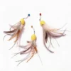 Cocoon Octopus Cat Wand Replacement set with fluttering natural feathers and cocoon heads designed to spark indoor cats’ hunting instincts
