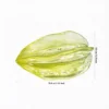 Milky Starfruit Natural Rubber Dog Chew Toy size guide showing a translucent starfruit shape measuring 11.4 cm long and 6.5 cm tall.