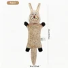 Rabbit Farmyard Floppy Plush Dog Toy with long ears and soft plush body for gentle play, 48 cm