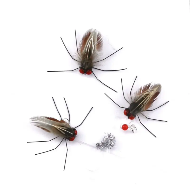 cat-wand-replacement-toys-beetle-feather-lure Cat wand replacement toys featuring a beetle-inspired feather lure designed to create realistic prey-like movement during play