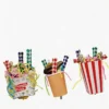 Snack Cup Shredding Bird Toy in French Fry Cup, Kraft Snack Cup, and Popcorn Bucket styles for small to medium parrots