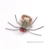 feather-beetle-teaser-toy-cat-size-guide Size guide showing a feather beetle teaser toy cat attachment with realistic insect shape for cats that enjoy hunting-style play