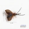 MoonMoth Natural Feather Cat Wand Replacement refills with soft brown feathers and fluttery moth-inspired details