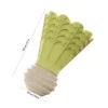Soft Green Shuttlecock Indoor Fetch Dog Toy size chart showing a lightweight 9.5 cm toy made for tiny mouths and little paws.