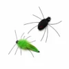 Spider and grasshopper inspired cat teaser replacement with realistic insect shapes, thin legs, and bug-like design for interactive cat bug toys.