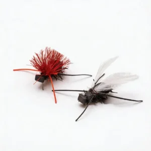 TinyWild Ant Chase Cat Wand Replacement with Crimson Fuzz Ant and Shadow Wing Ant insect teaser toys for cats
