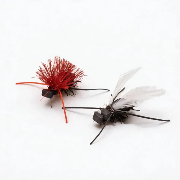 TinyWild Ant Chase Cat Wand Replacement with Crimson Fuzz Ant and Shadow Wing Ant insect teaser toys for cats