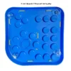 Underside of the 4-in-1 Dog Enrichment Puzzle & Slow Feeder showing four non-slip suction pads that help keep the toy stable during play.