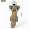 BellyBuddy Floppy Plush Chew Dog Toy in Mighty Donkey, 52 cm long plush chew toy with raised rubber belly and dual squeakers.