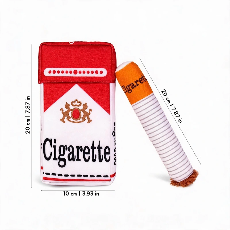 Cigarette Dog Toy Set for Curious Pups