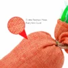 Crinkly cat toy with textured burlap fabric designed for gripping, biting, and wrestling play.