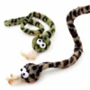 Leopard snake cat toy collection with soft plush toys texture and playful designs for indoor cats.