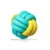 Sunny Turquoise Rope Ball